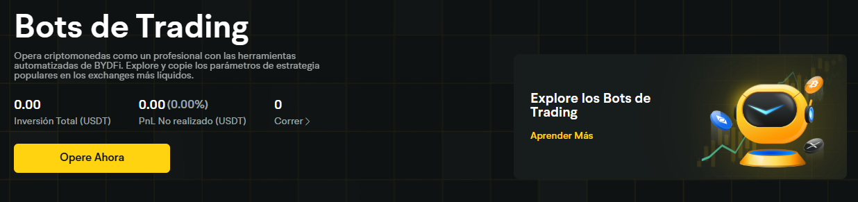 Bot de Trading Bydfi 2025