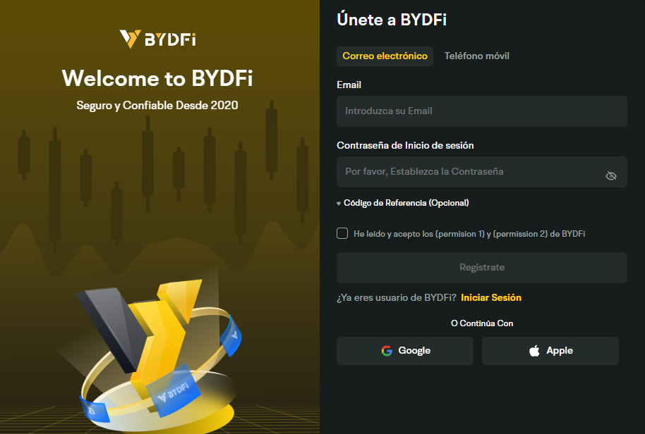 Registro BYDFi 2025
